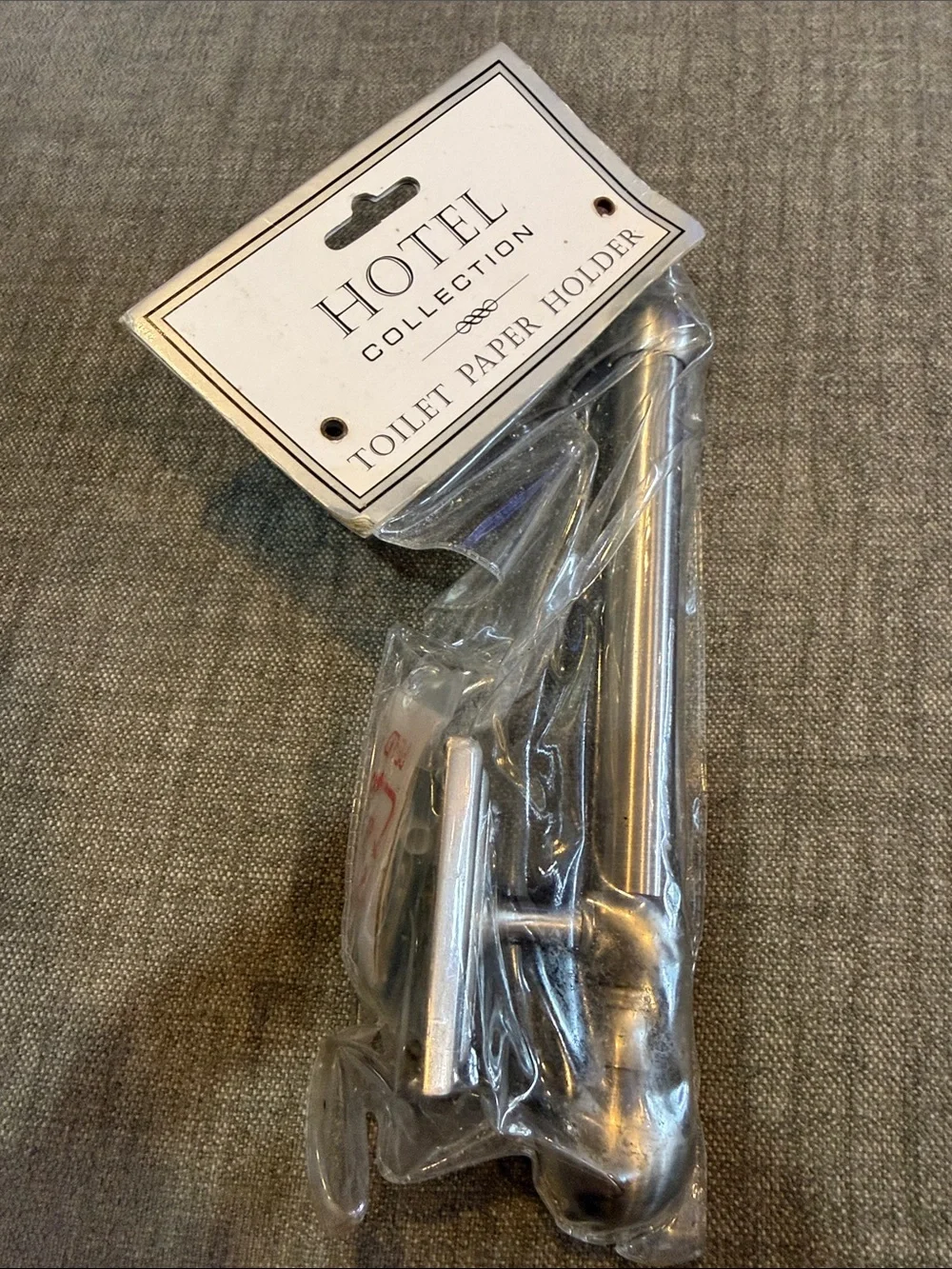 Hotel Collection Brushed Nickel Toilet Paper Holder - Silver Finish